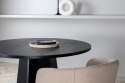 Table à manger \'Blomstermala\' Ronde 110cm - Noir
