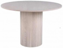 Table à manger \'Barkaby\' Ronde 110cm - Blanc