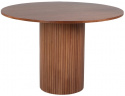 Table à manger \'Barkaby\' Ronde 110cm - Brun