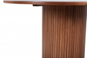 Table à manger \'Barkaby\' Ronde 110cm - Brun