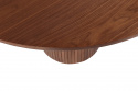 Table à manger \'Barkaby\' Ronde 110cm - Brun