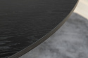 Table à manger \'Barkaby\' Ronde 110cm - Noir