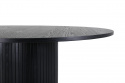 Table à manger \'Barkaby\' Ronde 110cm - Noir