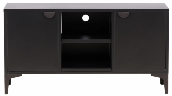 Meuble TV \'Kristianstad\' - Noir dans le groupe Meubles / Étagères & rangement / Meubles TV chez Reforma (15618-208)