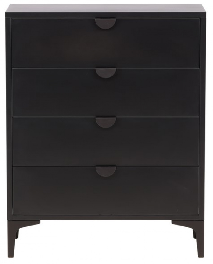 Commode \'Evenes\' 78x117cm - Noir dans le groupe Meubles / Étagères & rangement / Commodités chez Reforma (15621-208)