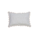 Housse de coussin \'Sabina\' 40x60 - Gris/Rose