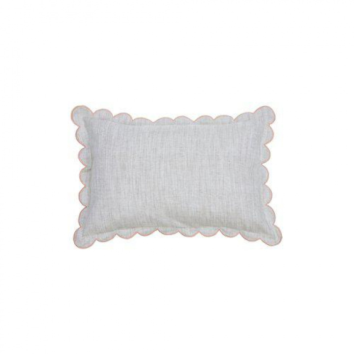 Housse de coussin \'Sabina\' 40x60 - Gris/Rose dans le groupe Décoration / Textiles / Housses de coussin chez Reforma (1566-47-166)