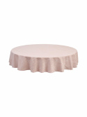 Nappe \'Sabina\' Ronde 200cm - Rose