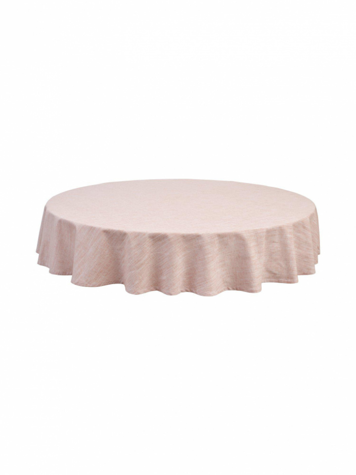 Nappe \'Sabina\' Ronde 200cm - Rose dans le groupe Décoration / Textiles / Nappes chez Reforma (1566-86-062)