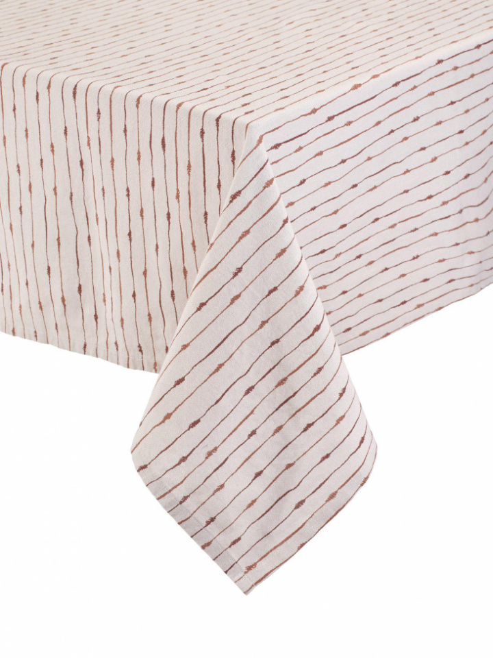 Nappe \'Unni\' 145x280 - Brun dans le groupe Décoration / Textiles / Nappes chez Reforma (1596-85-066)