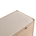 Banc d’entrée \'Mellby \'- Blanc pigmenté