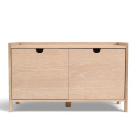 Banc d’entrée \'Mellby \'- Blanc pigmenté