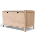 Banc d’entrée \'Mellby \'- Blanc pigmenté