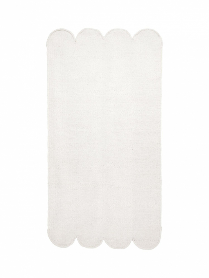 Tapis en laine \'Fia\' 70x140cm - Blanc cass&eacute; dans le groupe Décoration / Tapis / Tapis en laine chez Reforma (1613-92-002)
