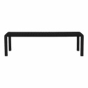 Banc de jardin \'Vondel\' 175x45cm - Noir