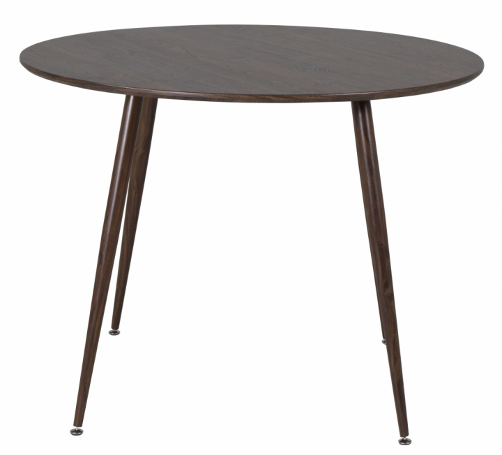 Table à manger \'Uddevalla\' Ronde 100cm - Noyer dans le groupe Meubles / Tables / Table à manger chez Reforma (17940-444)