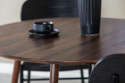 Table à manger \'Uddevalla\' Ronde 100cm - Noyer