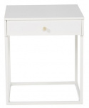 Table de chevet \'Bergslagen\' 41x43 - Blanc