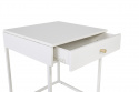 Table de chevet \'Bergslagen\' 41x43 - Blanc