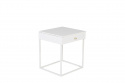 Table de chevet \'Bergslagen\' 41x43 - Blanc
