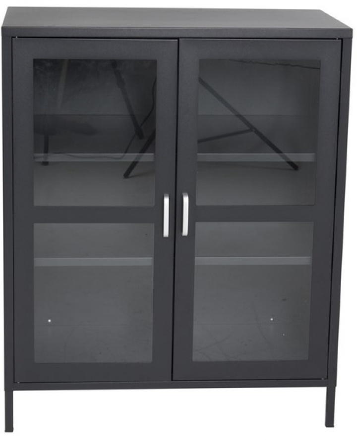 Armoire \'Alva\' 80x97cm - Noir dans le groupe Meubles / Étagères & rangement / Armoires et buffets chez Reforma (18077-208)