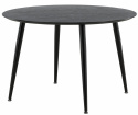 Table à manger \'Trosa\' Ronde 120cm - Noir