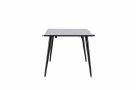 Table à manger \'Kristinehamn\' 180x90cm - Noir