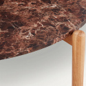 Table basse \'Marble\' S - Brun