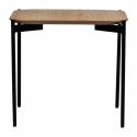 Table basse \'Frida\' 50x50cm - Naturel/Noir