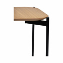 Table basse \'Frida\' 50x50cm - Naturel/Noir