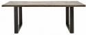 Table à manger \'Iron\' 220x100cm - Bois recyclé
