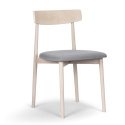 Chaise \'Ystad\' - Chêne blanc/Gris