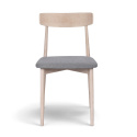 Chaise \'Ystad\' - Chêne blanc/Gris