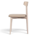 Chaise \'Ystad\' - Chêne blanc/Beige