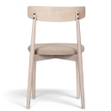 Chaise \'Ystad\' - Chêne blanc/Beige