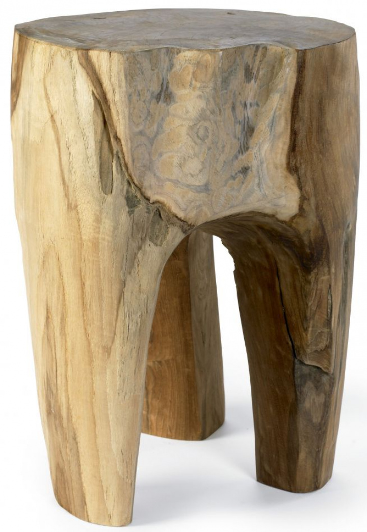 Pall \'Teak\' - Bois/Nature dans le groupe Meubles / Meubles d\'assise / Tabourets chez Reforma (1989)
