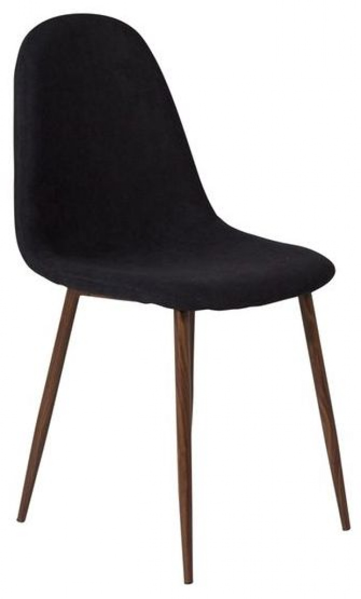 Stol \'Eidsberg\' - Noir/Noyer dans le groupe Meubles / Meubles d\'assise / Chaises chez Reforma (19902-448)