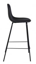 Tabouret \'Eidsberg\' - Cuir noir