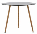 Table à manger \'Palermo\' Ronde 90cm - Noir