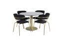 Table à manger \'Ebba\' Ronde 106cm - Noir