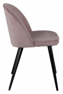Chaise \'Elverum Velours\' - Rose ancien