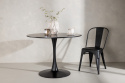 Table à manger \'Greta\' Ronde 100cm - Noir