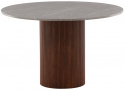 Table à manger \'Aurdal\' Rond 120cm - Brun