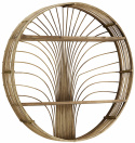Étagère murale circulaire \'Bamboo\' - Rotin