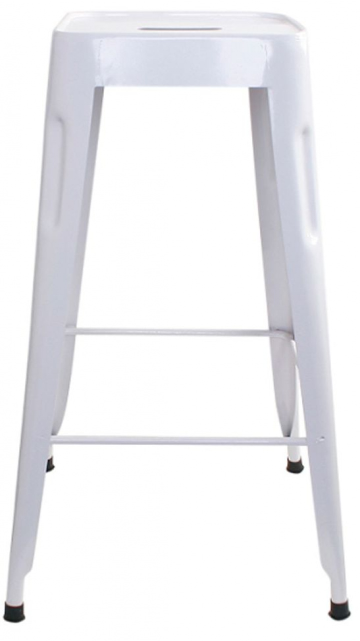 Tabouret \'Marseille\' 70cm - Laqué blanc dans le groupe Meubles / Meubles d\'assise / Tabourets de bar chez Reforma (2004-White-II-L)
