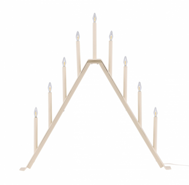 Bougeoir de l\'Avent \'Mölndal\' - Beige dans le groupe Éclairage / Lampes / Éclairage de Noël chez Reforma (20040-102)