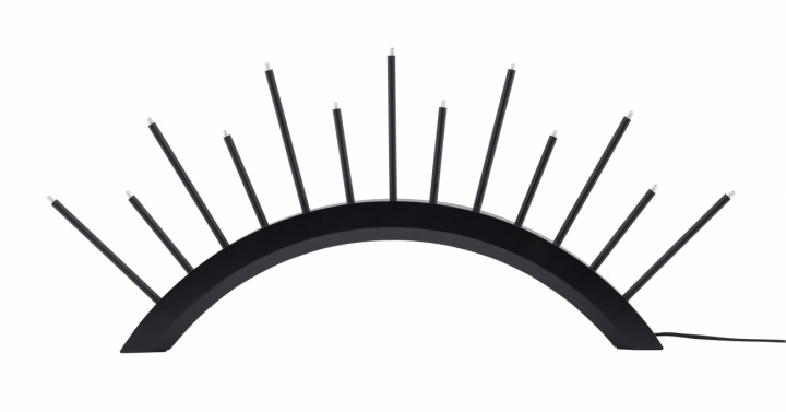 Bougeoir de l\'Avent \'Mölndal\' - Noir dans le groupe Éclairage / Lampes / Éclairage de Noël chez Reforma (20065-100)