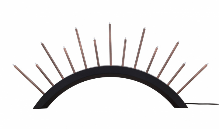 Bougeoir de l\'Avent \'Norrköping\' - Noir dans le groupe Éclairage / Lampes / Éclairage de Noël chez Reforma (20066-100)