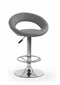 Tabouret de bar \'Sörby\' - Gris/chrome