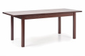 Table à manger \'Dark Walnut\' 118-158x75cm - Brun foncé